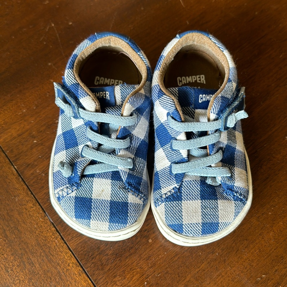 Camper gingham sneakers